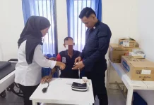 Peringati Hari Lansia, Warga Binaan Lapas Wahai Jalani Pemeriksaan Kesehatan