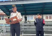 Peringati Hari lahir Pancasila, Lapas Dobo  Upacara Bendera