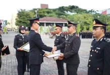 Sejumlah Personel Polda Maluku dapat Penghargaan di Hari Lahir Pancasila