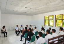 Lanjutkan Arahan Pusat,Kalapas Geser Tekankan Disiplin dan Sterilisasi Lapas