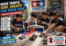 Main Tamiya Kurangi Kecanduan Handphone Anak