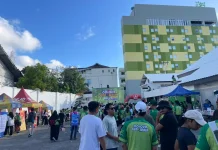 Color Fun Walk, Ratusan Warga Ikut Jalan Santai dan Zumba Bersama