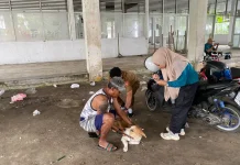 Pemerintah Negeri Passo Gandeng Dinas Pertanian Ambon Gelar Vaksin Massal