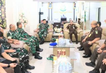 Pangdam Pattimura Temui Kajati Maluku Bahas Blok Masela