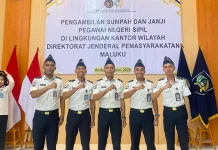 Lima CASN Lapas Geser Resmi Menyandang PNS, Siap Perkuat Kinerja Pemasyarakatan