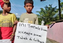 Masyarakat Adat Kaloa Tolak Pergeseran Pal Batas Taman Nasional Manusela