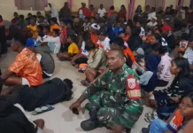 Nobar Pildun 2026 di Hatusua Pererat Kebersamaan Warga dan TNI