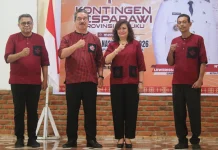 Lepas Kontingen Pesparawi, Hendrik:  Bertanding tanpa Beban, Pulang Bawa Kehormatan