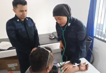 Layanan Humanis, Lapas Wahai Fasilitasi Cek Kesehatan Gratis bagi Pengunjung