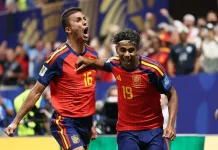 Starting Gemilang Lamine Yamal, Spanyol Gilas Arab Saudi 4-0 di Atlanta Stadium