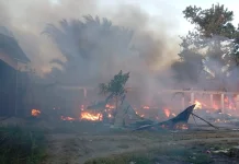 Pasar Rakyat Piru Seram Bagian Barat Hangus Terbakar