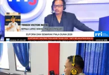 Jadi Narasumber RRI Pro 3 Jakarta, Kalapas Wahai  Bahas Nobar Piala Dunia