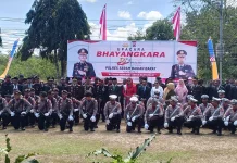 Polres SSB Gelar Upacara HUT Bhayangkara ke-80