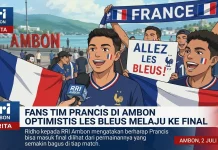 "Optimisme Fans Ambon Iringi Langkah Prancis ke Final