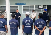 Razia dan Tes Urin Rutan Masohi Disaksikan Karutan dan Utusan Kanwil Ditjenpas