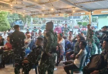 Denkav 5/BLC Perkuat Kemanunggalan TNI-Rakyat lewat Nobar Piala Dunia 2026