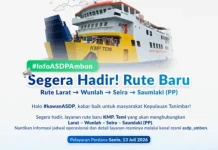 ASDP Ambon Harap Rute Baru KMP Temi di Tanimbar Bantu Tekan Disparitas Harga