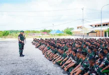 Pangdam XV/Pattimura Tekankan Kesiapan Tempur Prajurit Yon TP 914/MNL