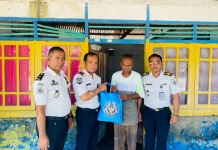 Lapas Geser Salurkan  Sembako untuk Purnawirawan & Warga Sekitar
