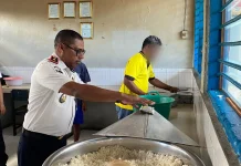 Pastikan Kebersihan Terjaga, Karutan Masohi Kontrol Area Dapur dan Toilet Rutan