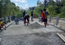 Pembangunan Jembatan Garuda di Dusun Laiyueng SBB Masuki Tahap Finishing