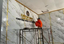 Karya Warga Binaan Hadirkan Background Galeri Foto Kepala Rutan dari Masa ke Masa