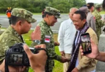 Groundbreaking PSN Blok Masela, Menteri ESDM Tiba di Saumlaki