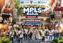 Penutupan MPLS Ramah SD Negeri 67 Ambon Berlangsung Meriah