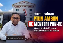 Jubir Pemkot Ambon Buka Suara Terkait Surat Aduan PTUN ke Menpan-RB