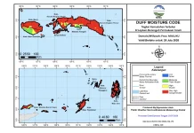 BMKG: Potensi Karhutla di Maluku Capai Kategori Sangat Tinggi