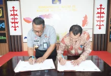 Teken PKS Penguatan Sentra KI,Kemenkum Maluku Dorong Potensi Lokal