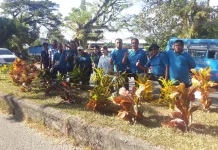 SMP Negeri 12 Ambon Tanam Seratus Anakan Pohon Gadihu di Passo