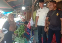 Hasil Panen Sayuran di Rutan Masohi Dijual ke Pasar Binaiya