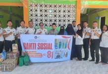 Semarak HUT ke-81 RI, Lapas Namlea Berbagi Sembako di Pesantren Al-Anshor Jikumerasa