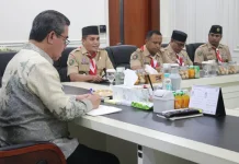 Lepas Peserta Jamnas ke Cibubur, Gubernur: Tugas Kwarda Belum Selesai, Harus Kawal