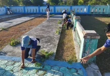 Sambut Kemerdekaan, Lapas Namlea Gelar Bakti Bersama di TMP Nasluwing