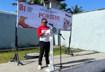 Warga Binaan dan Pegawai Rutan Masohi Bangun Spirtivitas di Porseni