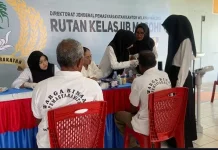 Warga Binaan Pra Lansia-Usia Lanjut Rutan Masohi Dicek Kesehatan Gratis