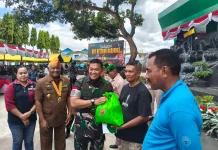 Kodam Pattimura Gelar Syukuran HUT Veteran Nasional, Diwarnai Pembagian Sembako
