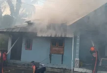 Diduga Arus Pendek, Rumah Warga Passo Hangus Terbakar