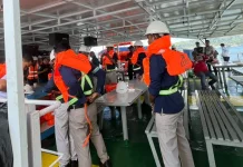 Kru Kapal Fery Dilatih Kesiapan Hadapi Keadaan Darurat