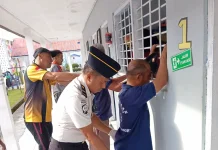 Deteksi Dini, Petugas Rutan Masohi Geledah Kamar Hunian Warga Binaan