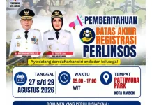 Pemkot Ambon Registrasi Perlinsos Serentak, Dorong Pendataan Sosial Digital