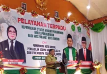 Pemkot Ambon Gelar Pelayanan Terpadu Status Hukum Perkawinan dan Kependudukan