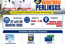 Warga Ambon, Registrasi Perlinsos Serentak Dibuka 27–29 Agustus