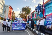 Jalan Sehat Meriahkan Kegiatan RRI Fest Menyambut Hari Radio ke-81 di Ambon