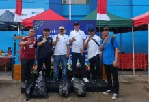 BRI Dukung RRI Ambon Gelar Jalan Sehat & Aksi Bersih Lingkungan
