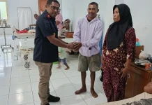Satu Warga Binaan Rutan Masohi Dirawat di RS, Karutan Beri Santunan
