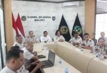Kanwil Ditjenpas Maluku Ingatkan UPT Pemasyarakatan Siaga Hadapi Bencana Alam