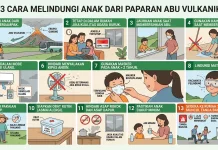 Rekomendasi IDAI: 13 Cara Efektif Lindungi Anak dari Bahaya Abu Vulkanik